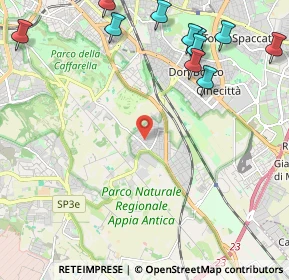 Mappa Via Montescaglioso, 00178 Roma RM, Italia (3.25692)