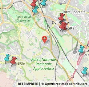 Mappa Via Montescaglioso, 00178 Roma RM, Italia (3.24923)