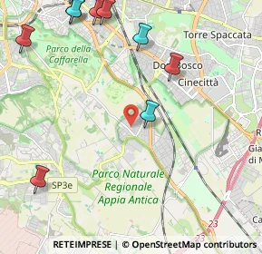 Mappa Via Montescaglioso, 00178 Roma RM, Italia (3.28083)