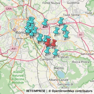 Mappa Via Gaetano Lodi, 00173 Roma RM, Italia (6.025)
