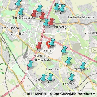 Mappa Via Gaetano Lodi, 00173 Roma RM, Italia (2.80778)