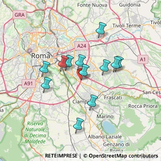 Mappa E80, 00173 Roma RM, Italia (6.62083)
