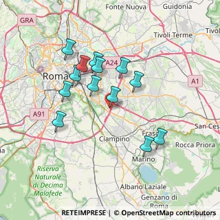Mappa E80, 00173 Roma RM, Italia (6.9)
