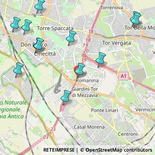 Mappa E80, 00173 Roma RM, Italia (3.01917)