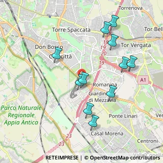 Mappa Via Mormanno, 00173 Roma RM, Italia (2.08182)