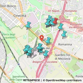 Mappa Via Mormanno, 00173 Roma RM, Italia (0.9315)
