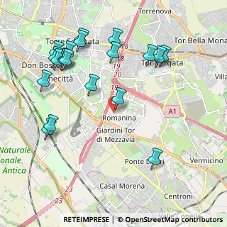 Mappa Via Luigi Zuppetta, 00173 Roma RM, Italia (2.5225)