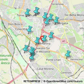 Mappa Via Luigi Zuppetta, 00173 Roma RM, Italia (2.07188)