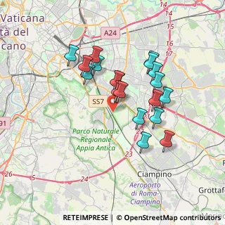 Mappa Viale Appio Claudio, Roma RM (3.28368)