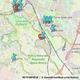Mappa Via al Quarto Miglio, 00178 Roma RM, Italia (3.24385)