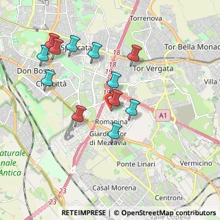 Mappa Via Vincenzo Manzini, 00173 Roma RM, Italia (2.02)