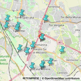 Mappa Via Vincenzo Manzini, 00173 Roma RM, Italia (2.65313)