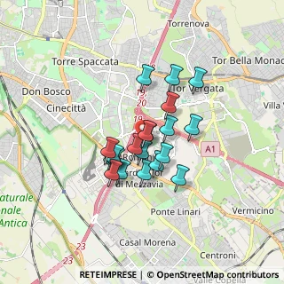 Mappa Via Vincenzo Manzini, 00173 Roma RM, Italia (1.2855)