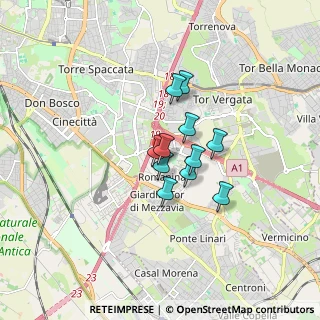 Mappa Via Vincenzo Manzini, 00173 Roma RM, Italia (1.11727)