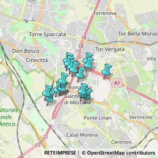 Mappa Via Vincenzo Manzini, 00173 Roma RM, Italia (1.20353)