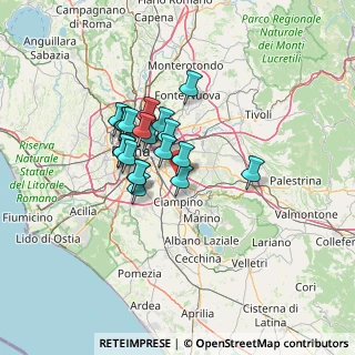 Mappa Via Vincenzo Manzini, 00173 Roma RM, Italia (10.244)