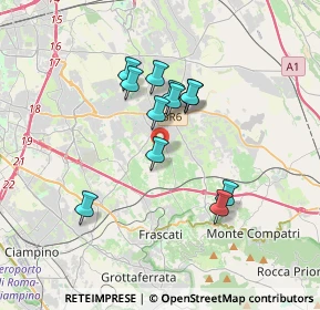 Mappa Via Santissimi Apostoli, 00044 Frascati RM, Italia (2.975)