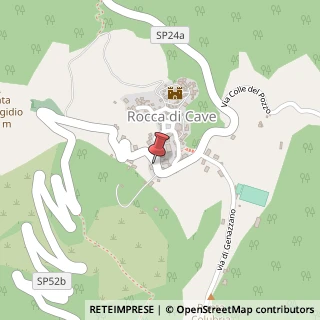 Mappa 00030 Rocca di Cave RM, Italia, 00030 Rocca di Cave, Roma (Lazio)