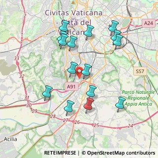 Mappa Via Vaiano, 00146 Roma RM, Italia (4.146)