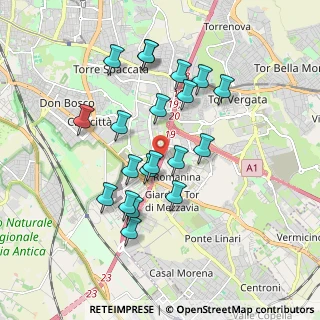 Mappa Via Emilio Brusa, 00173 Roma RM, Italia (1.7845)