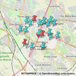Mappa Via Emilio Brusa, 00173 Roma RM, Italia (1.629)