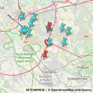 Mappa Via Emilio Brusa, 00173 Roma RM, Italia (4.01154)
