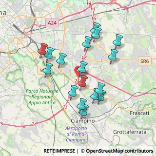 Mappa Via Emilio Brusa, 00173 Roma RM, Italia (3.63765)