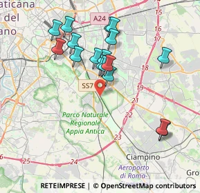 Mappa Viale Appio Claudio, 00178 Roma RM, Italia (3.83882)
