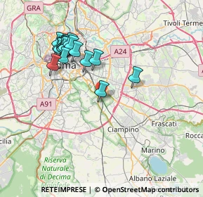 Mappa Viale Appio Claudio, 00178 Roma RM, Italia (8.02684)