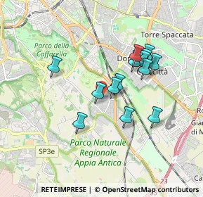 Mappa Via Moliterno, 00178 Roma RM, Italia (1.60357)