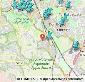 Mappa Via Moliterno, 00178 Roma RM, Italia (3.05111)