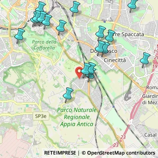 Mappa Via Moliterno, 00178 Roma RM, Italia (2.76556)