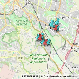 Mappa Via Moliterno, 00178 Roma RM, Italia (1.25538)