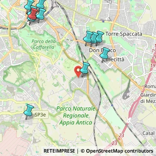 Mappa Via Moliterno, 00178 Roma RM, Italia (3.22846)