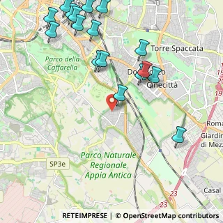 Mappa Via Moliterno, 00178 Roma RM, Italia (2.82765)