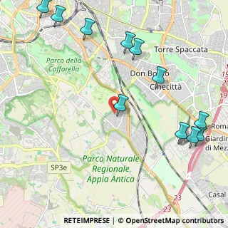 Mappa Via Moliterno, 00178 Roma RM, Italia (2.91182)