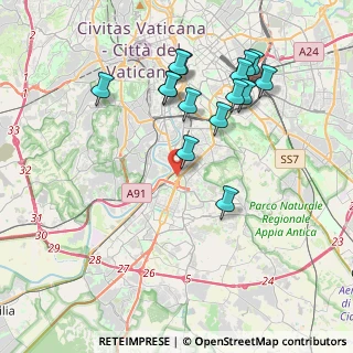 Mappa Salita del Forte Ostiense, 00144 Roma RM, Italia (4.20667)