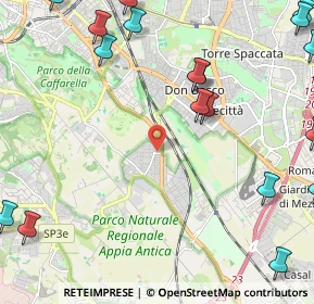 Mappa Quarto Miglio- Appia, 00178 Roma RM, Italia (3.47444)