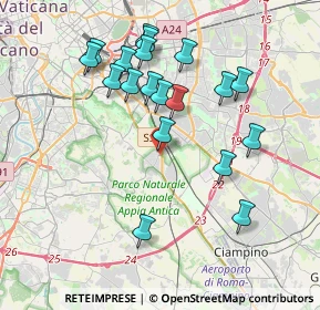 Mappa Quarto Miglio- Appia, 00178 Roma RM, Italia (3.96053)