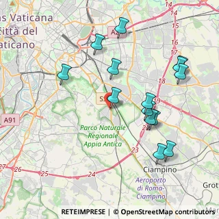 Mappa Quarto Miglio- Appia, 00178 Roma RM, Italia (4.41214)