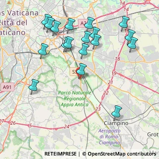 Mappa Quarto Miglio- Appia, 00178 Roma RM, Italia (4.94611)