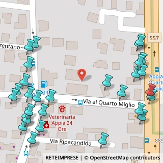 Mappa Quarto Miglio- Appia, 00178 Roma RM, Italia (0.09667)