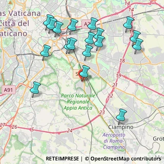 Mappa Via Regilla, 00178 Roma RM, Italia (4.93944)