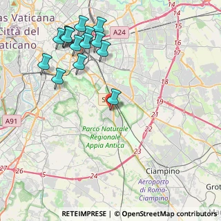 Mappa Via Regilla, 00178 Roma RM, Italia (5.25467)