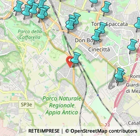 Mappa Via Regilla, 00178 Roma RM, Italia (3.1205)