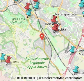 Mappa Via Regilla, 00178 Roma RM, Italia (3.49722)