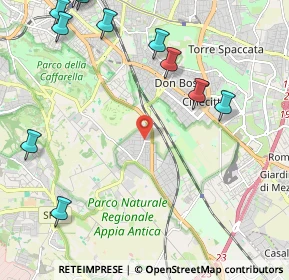 Mappa Via Regilla, 00178 Roma RM, Italia (3.10182)