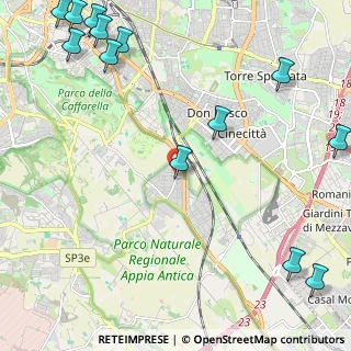 Mappa Via Regilla, 00178 Roma RM, Italia (3.52692)