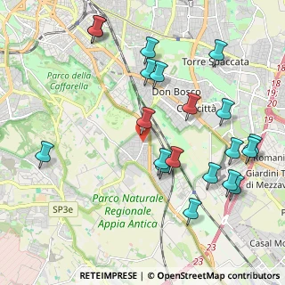 Mappa Via Regilla, 00178 Roma RM, Italia (2.492)