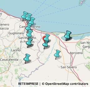 Mappa Viale Aldo Moro, 71010 Chieuti FG, Italia (14.10684)